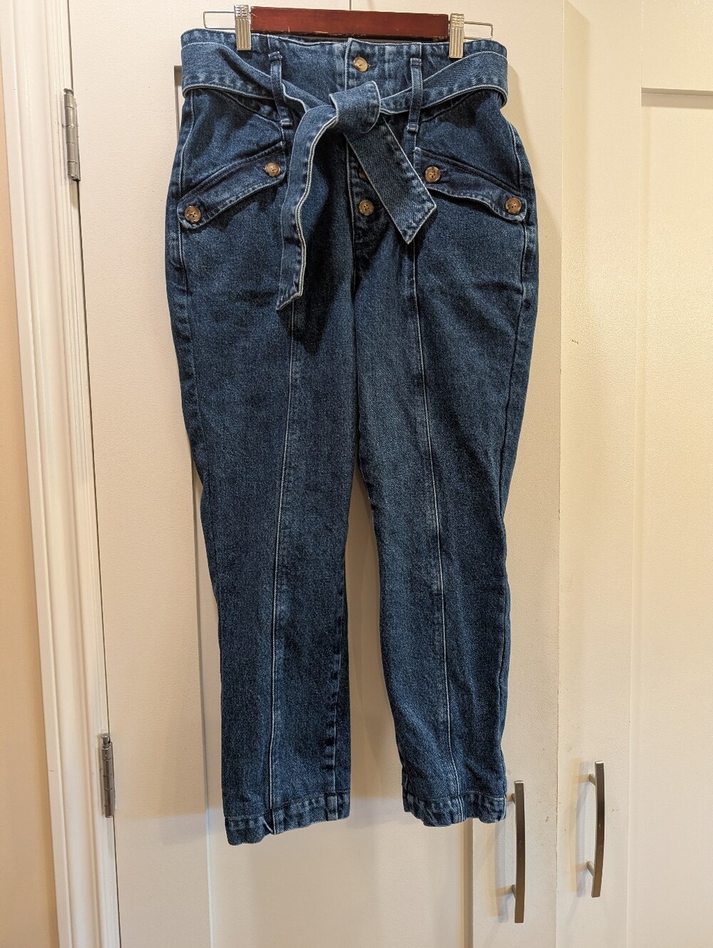Sezane Maximo High Rise Denim,38